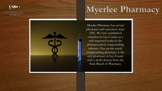 Ft. Myers Pain Management Pharmacy | Myerlee Pharmacy