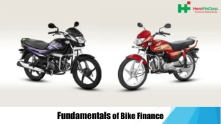 The Basics of Bike Finance