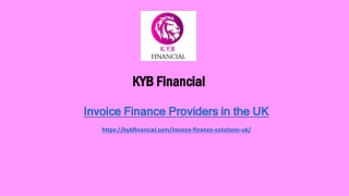 Best Invoice Financing Provider In The UK
