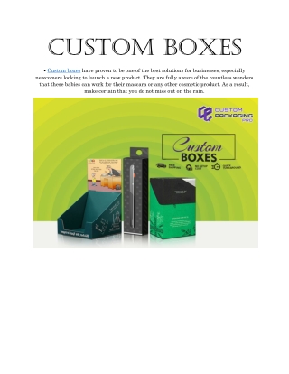 CUSTOM BOXES