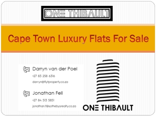 Cape Town Luxury Flats For Sale