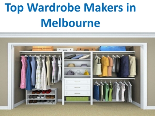 Top Wardrobe Makers in Melbourne