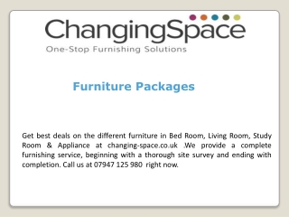 Furniture Packages