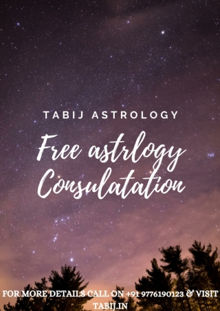 Exact prediction with free astrology consultation