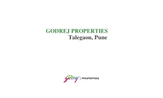 Godrej Properties Talegao, Pune Brochure