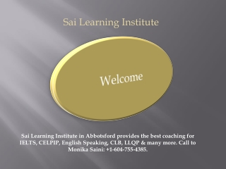 Instead of Searching IELTS Near Me Choose Sai Learning Institute