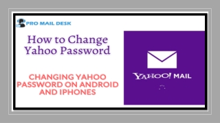 Yahoo Password Reset, Why can’t I change my yahoo password