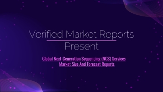 Global Next-Generation Sequencing (NGS) Services Market