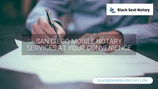 Mobile Notary Services