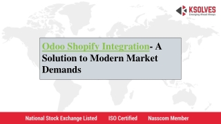 Odoo Shopify Integration- A Solution to Modern Market Demands