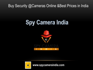 Buy Security @Cameras Online &Best Prices in India