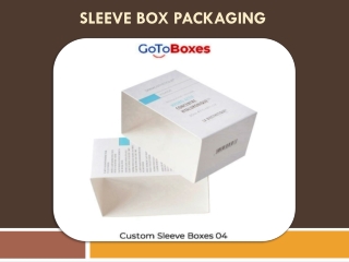 Sleeve Box Packaging