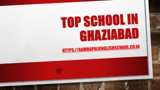 Top School in Ghaziabad