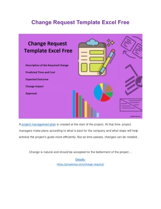 Change Request Template Excel Free