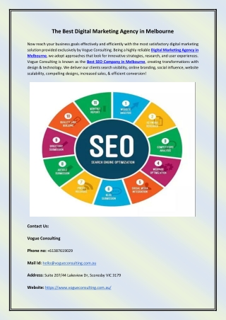 Digital Marketing Agency in Melbourne
