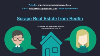 Scrape Real Estate from Redfin