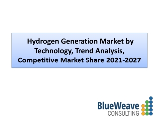 Hydrogen Generation Market Share & Forecast