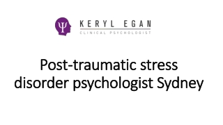 Post-traumatic stress disorder psychologist sydney