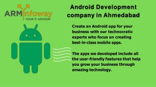 Android Development company in Ahmedabad