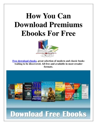 Free Download ebooks