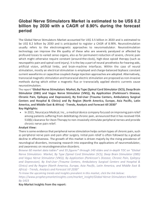 Global Nerve Stimulators Market