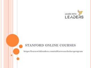 stanford online courses