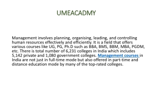 IIT ADMISSION PROCESS / UMEACADMY