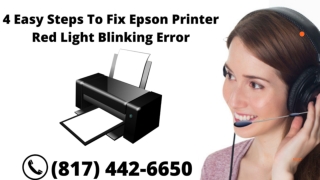 4 Easy Steps To Fix Epson Printer Red Light Blinking Error