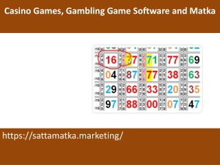 Casino Games, Gambling Game Software and Matka