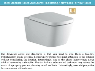 Ideal Standard Toilet Seat Spares Facilitating - A New Look For Your Toilet