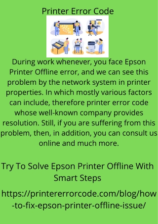 Try To Solve Epson Printer Offline With Smart Steps