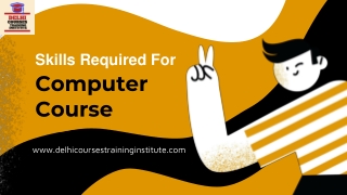 Skills Required For Computer Course
