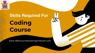 Skills Required For Coding Course