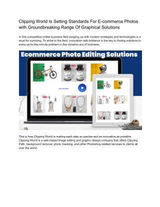 clipping world press realease