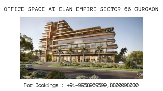 Elan Empire Office Space Floor Plate Size, Elan Empire Office Space 9th Floor, 8