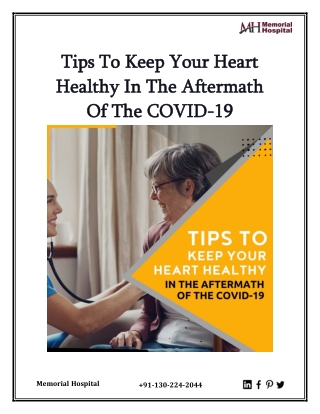 Tips To Keep Your Heart Healthy In The Aftermath Of The COVID-19