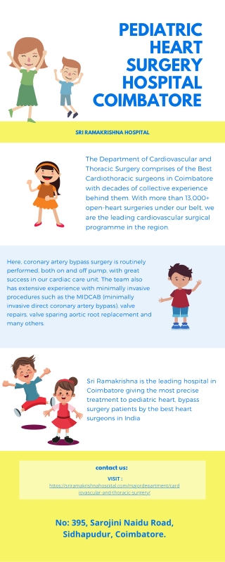 Pediatric heart | Heart Valve | Bypass surgery treatment in Coimbatore