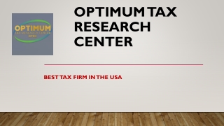 Tax Consulting Services