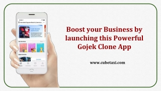 Boost your Business by launching Powerful Gojek Clone App