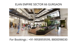 Elan Empire Sector 66 ATM Shop On Ground Floor, Elan Empire Extension ATM Shop P