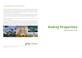 Godrej Keshav Nagar, Pune | Brochure