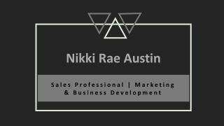 Nikki Rae Austin - A Results-driven Competitor From Idaho