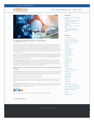 The Importance of Data Connectivity for IoT Devices (555)