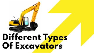 Different Types Of Excavators