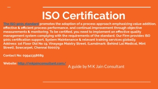 ISO Certification