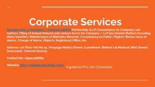 Corporate Services