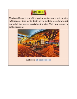 88 casino online maxbook88.com