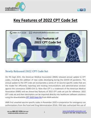 key-features-of-2022-cpt-code-set