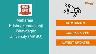 Maharaja Krishnakumarsinji Bhavnagar University — [MKBU], Bhavnagar