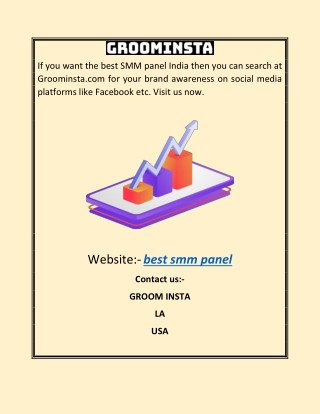 best smm panel |Groominsta.com